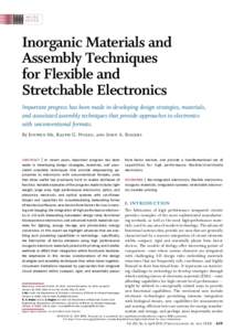 INVITED PAPER Inorganic Materials and Assembly Techniques for Flexible and