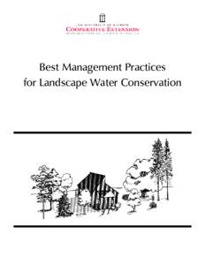 Best Management Practices for Landscape Water Conservation