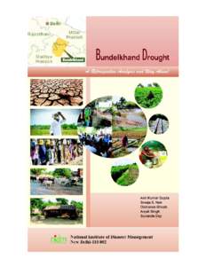 Bundelkhand Drought Retrospective Analysis and Way Ahead Anil Kumar Gupta (PI) Sreeja S. Nair (Co-PI) Oishanee Ghosh