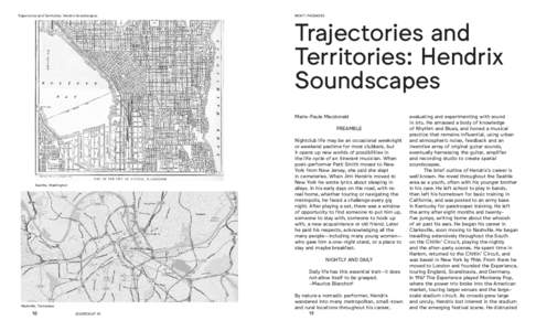Trajectories and Territories: Hendrix Soundscapes  NIGHT: PASSAGES Trajectories and Territories: Hendrix