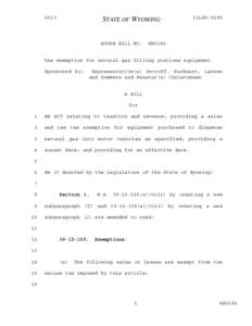 2013 General Session - Introduced Version - HB0186 - Tax exemption for natural gas filling stations equipment.