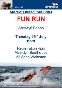 Aberdyfi Lifeboat WeekFUN RUN Aberdyfi Beach th