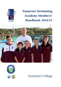 Somerset Swimming Academy Members’ HandbookSomerset College