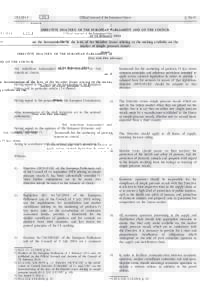 DirectiveEU of the European Parliament and of the Council of 26 February 2014 on the harmonisation of the laws of the Member States relating to the making available on the market of simple pressure vesselsText w