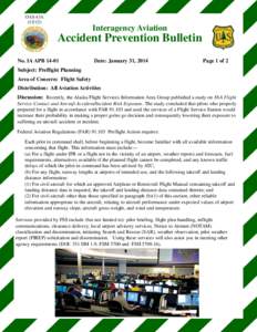 OAS-43A[removed]Interagency Aviation  Accident Prevention Bulletin