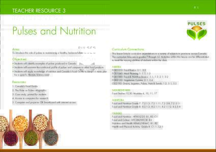 P. 1  TEACHER RESOURCE 3 Pulses and
