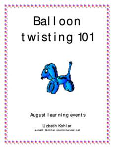 Microsoft Word - Twisting Balloons 101 lwk.doc