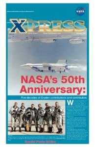 National Aeronautics and Space Administration  Volume 50 Issue 1 Dryden Flight Research Center