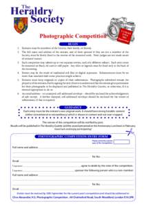 Photographic Competition RULES CLO SIN DAT G