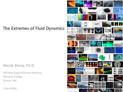 The Extremes of Fluid Dynamics  Nicole Sharp, Ph.D. APS New England Section Meeting Wheaton College Norton, MA