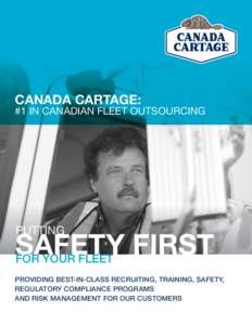 CANADA CARTAGE:  #1 IN CANADIAN FLEET OUTSOURCING PUTTING
