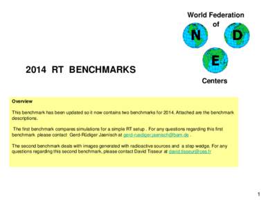 World Federation of NRT BENCHMARKS