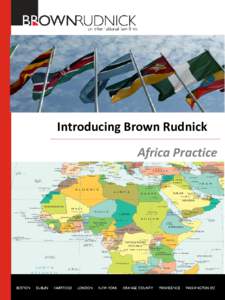 Introducing Brown Rudnick Africa Practice An International Law Firm Brown Rudnick has a stand-out team of 200 lawyers in Europe and the United States. A “global boutique”, our reputation has been built advising clie