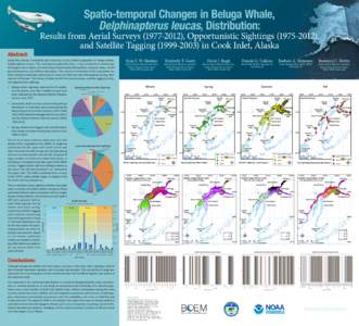 Spatio-temporal Changes in Beluga Whale, Delphinapterus leucas, Distribution: Abstract:  Results from Aerial Surveys), Opportunistic Sightings),