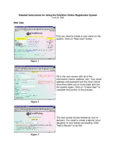 Detailed Instructions for Using the FeisWorx Online Registration System June 23, 2002
