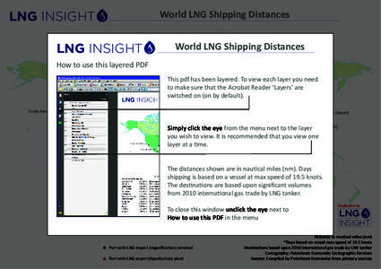 LNG INSIGHT  World LNG Shipping Distances LNG INSIGHT  LNG INSIGHT