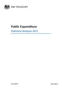Public Expenditure Statistical Analyses 2012