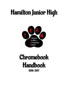 Hamilton Junior High  Chromebook Handbook