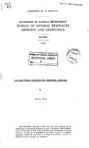 1963 Plant Fossil Collections from Springsure, Queensland (BMR Record[removed])