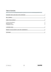 Table of Contents  INTRODUCTION AND EXECUTIVE SUMMARY 1