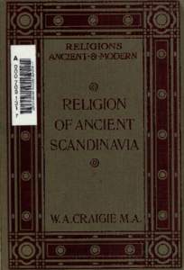 RELIGION  OF ANCIENT SCANDINAVIA  LIBRARY
