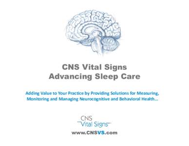 Microsoft PowerPoint - VSX CNS Vital Signs Sleep White Paper
