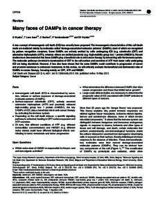 OPEN  Citation: Cell Death and Disease[removed], e631; doi:[removed]cddis[removed] & 2013 Macmillan Publishers Limited All rights reserved[removed]www.nature.com/cddis