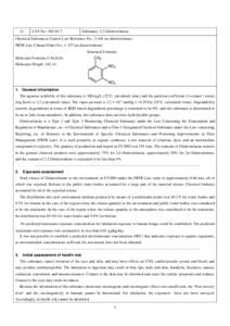 ENVIRONMENTAL RISK ASSESSMENT OF CHEMICALS