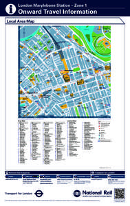 i  London Marylebone Station – Zone 1 Onward Travel Information