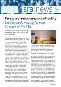 FEB : 09  INSIDE: Research from the Commission for Rural Communities | Methods: Web 2.0 and Simulation | Training needs in research methods | Are audit,
