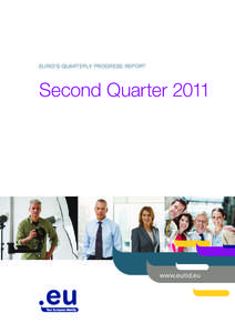 EURID’S QUARTERLY PROGRESS REPORT  Second Quarter 2011 www.eurid.eu