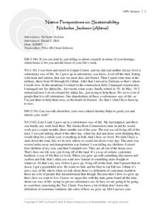 Microsoft Word - Nicholas Jackson interview