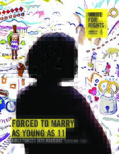 FORCED TO MARRY AS YOUNG AS 11 GIRLS FORCED INTO MARRIAGE BURKINA FASO  GIRLS FORCED