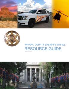 YAVAPAI COUNTY SHERIFF’S OFFICE  RESOURCE GUIDE Revision date:   YAVAPAI COUNTY SHERIFF’S OFFICE INMATE SERVICES BUREAU