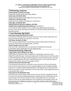 Microsoft WordWABF Beer List and Descriptions for Website.docx