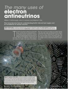 The many uses of  electron antineutrinos  William F. McDonough, John G. Learned, and Stephen T. Dye