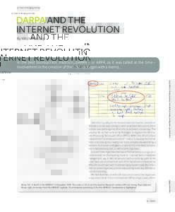 50 Years of Bridging the Gap  DARPA and the Internet Revolution By Mitch Waldrop