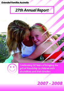 Extended Families Australia  27th Annual Report 