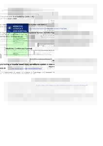 This article was downloaded by: [John, I. A.] On: 27 October 2008 Access details: Access Details: [subscription numberPublisher Routledge Informa Ltd Registered in England and Wales Registered Number: 