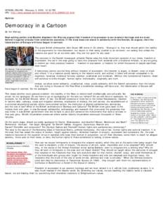 Print - Opinion: Democracy in a Cartoon - International - SPIEGEL ONLINE - News