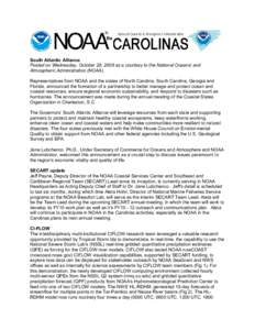 North Carolina / Norman /  Oklahoma / Storm / Environmental data / National Oceanic and Atmospheric Administration / Hydrometeorological Prediction Center / National Severe Storms Laboratory / Jane Lubchenco / North Carolina National Estuarine Research Reserve / Geography of North Carolina / Geography of the United States / National Weather Service