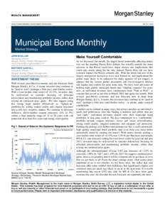 WEALTH MANAGEMENT INVESTMENT RESOURCES  JULY 21, 2016 Municipal Bond Monthly Market Strategy