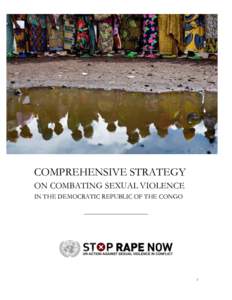 COMPREHENSIVE STRATEGY ON COMBATING SEXUAL VIOLENCE IN THE DEMOCRATIC REPUBLIC OF THE CONGO ____________________________  1