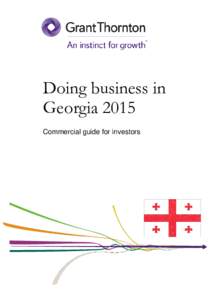 Doing business in Georgia 2015