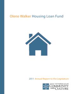 Olene Walker Housing Loan Fund[removed]Annual Report to the Legislature Olene Walker Housing Loan Fund