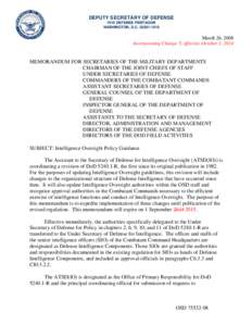 Directive-Type Memorandum[removed], March 26, 2008; Incorporating Change 5, effective October 1, 2014
