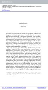 Cambridge University Press[removed]4 - God, the Good, and Utilitarianism: Perspectives on Peter Singer Edited by John Perry Excerpt More information