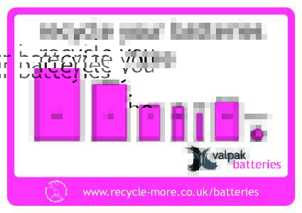 recycle your batteries here AAA 6V  D