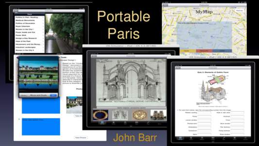 Portable Paris John Barr  capture and process computer
