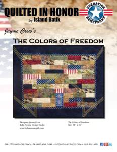Jayme Crow’s The Colors of Freedom